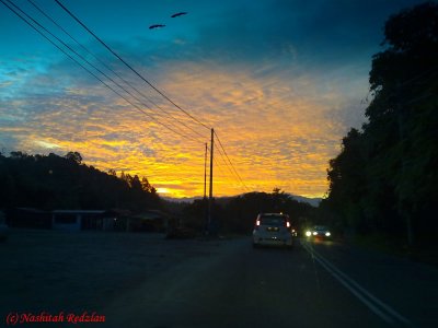 Nisfu Syaban Sunset