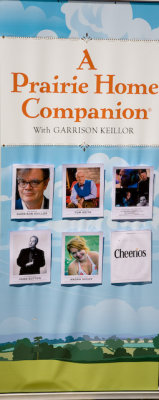 Garrison Keillor:  A Prairie Home Companion.