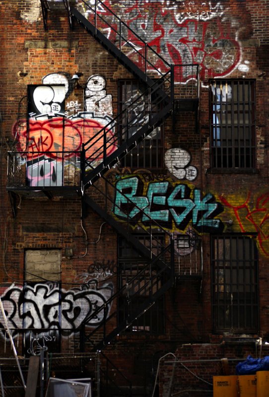 Graffiti, The Bowery, New York City, New York, 2009