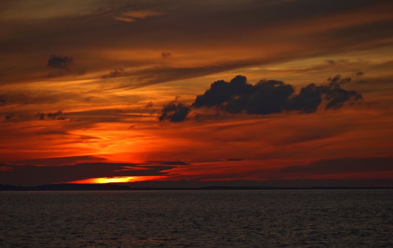 Sunset on the Annisquam, Gloucester, Massachusetts, 2009