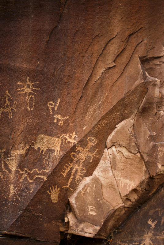 Petroglyphs, Newspaper Rock, Monticello, Utah, 2009