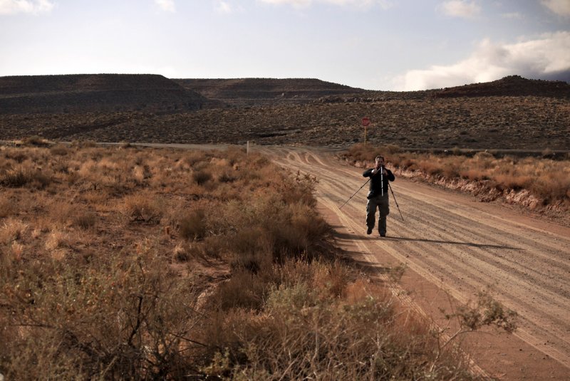 The road to Mexican Hat, Utah, 2009