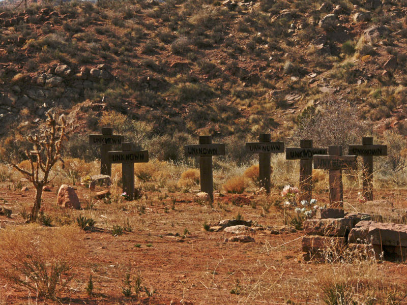 Unknowns, Catholic Cemetery, Silver Reef, Utah, 2006