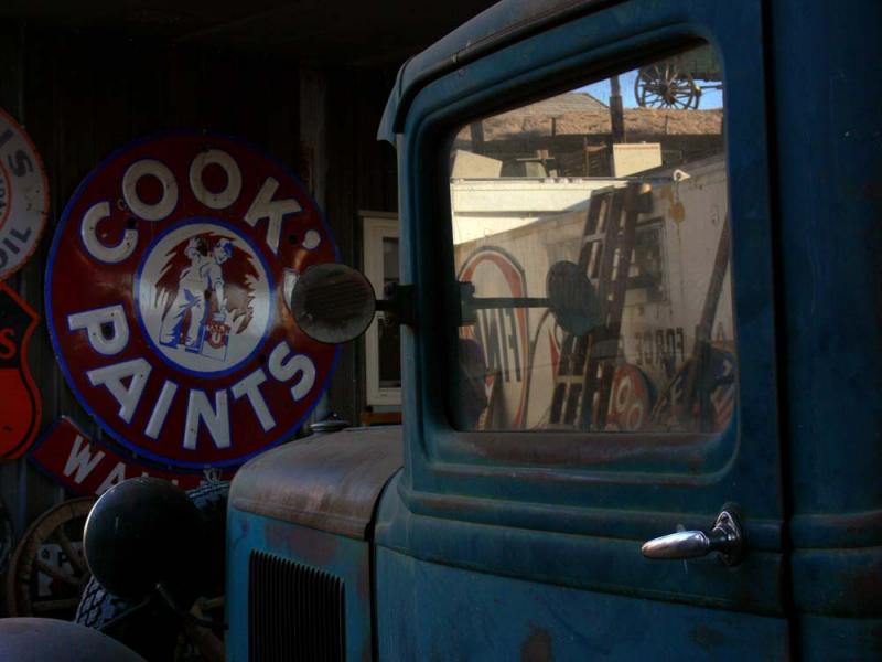 The Old Blue Truck, Barstow, California, 2006