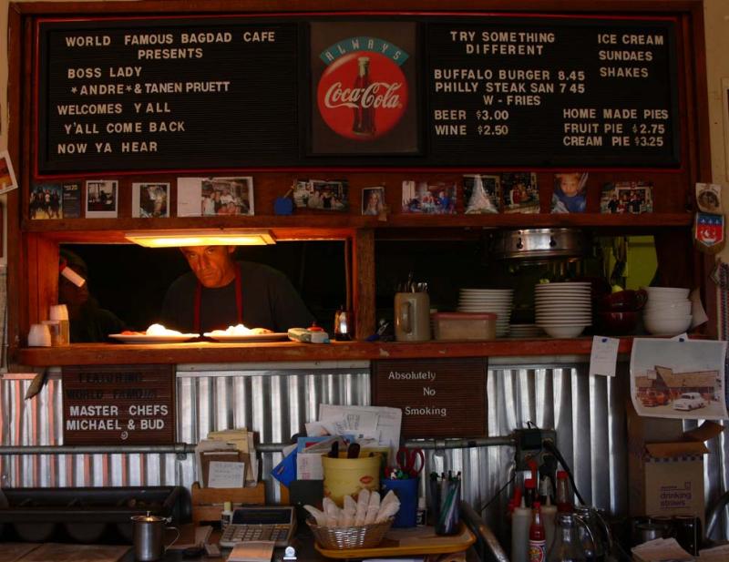 Breakfast at the Bagdad Caf, Newberry Springs, California, 2006