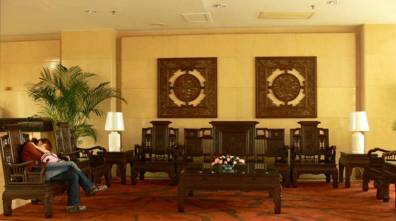 Hotel lobby, Guilin, China, 2006