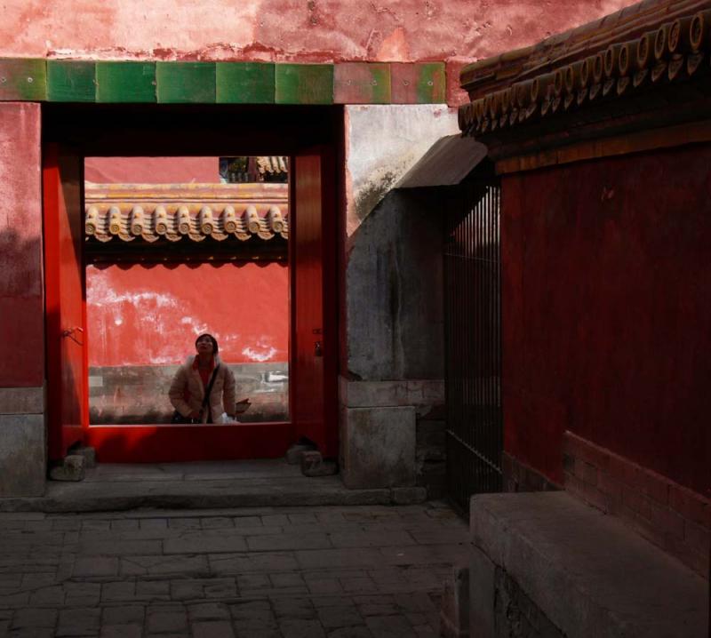 Exploring the Forbidden City, Beijing, China, 2006