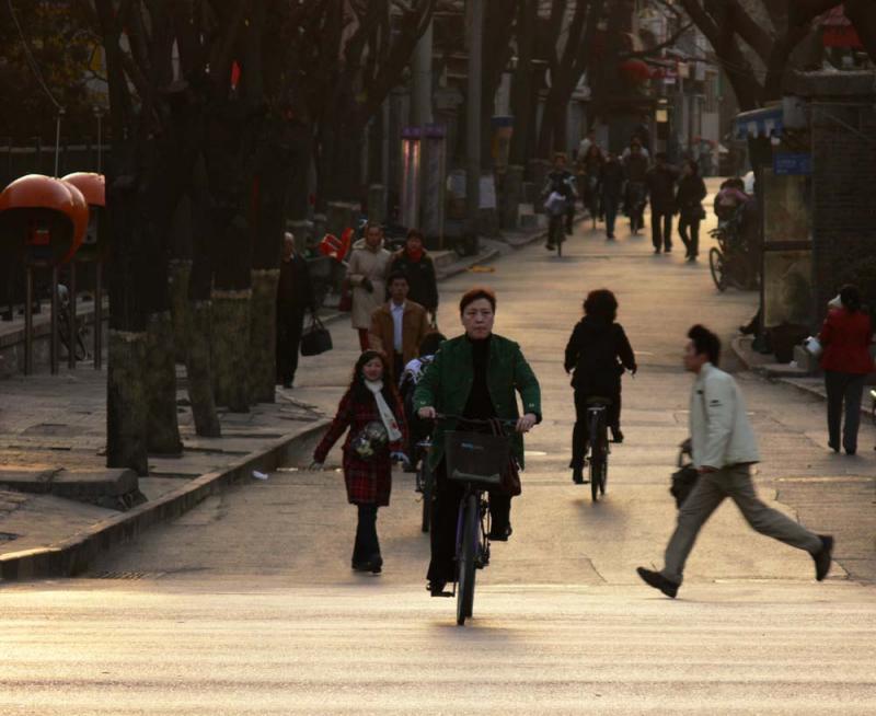 Rush hour, Beijing, China, 2006