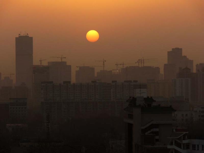 Rising with the sun, Beijing, China, 2006