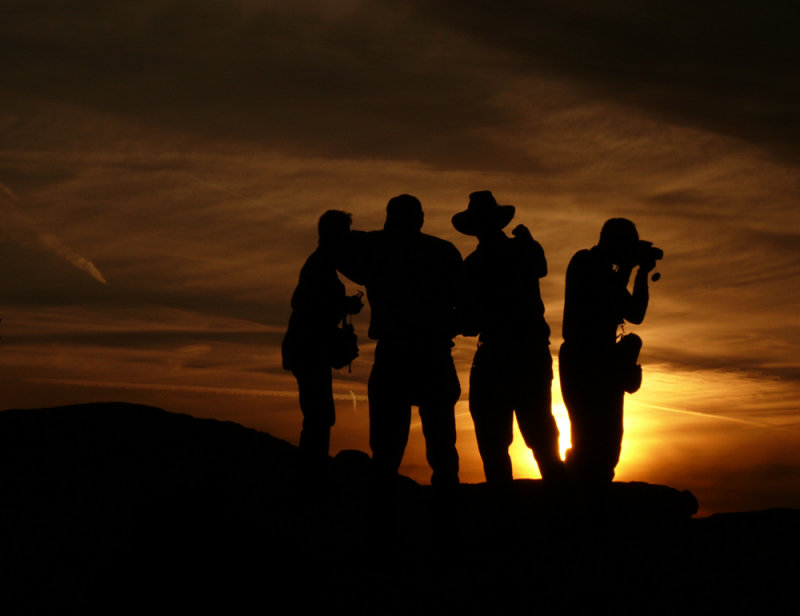 Photographers at work, El Malpais, near Gallup, New Mexico, 2007