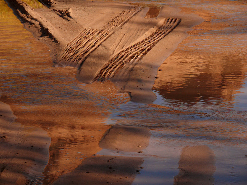 Tracks, Canyon de Chelly National Park, Arizona, 2007