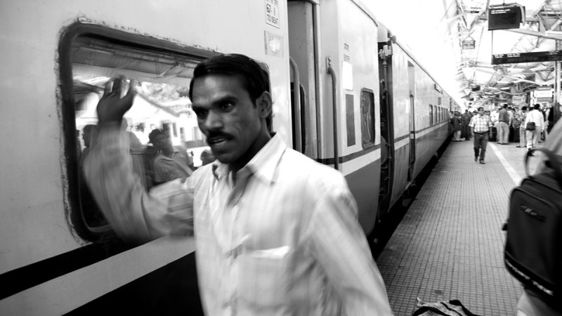 Arrival at Jhansi, India, 2008