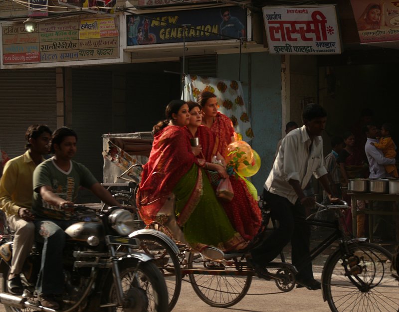 Three in one, Varanasi, India, 2008