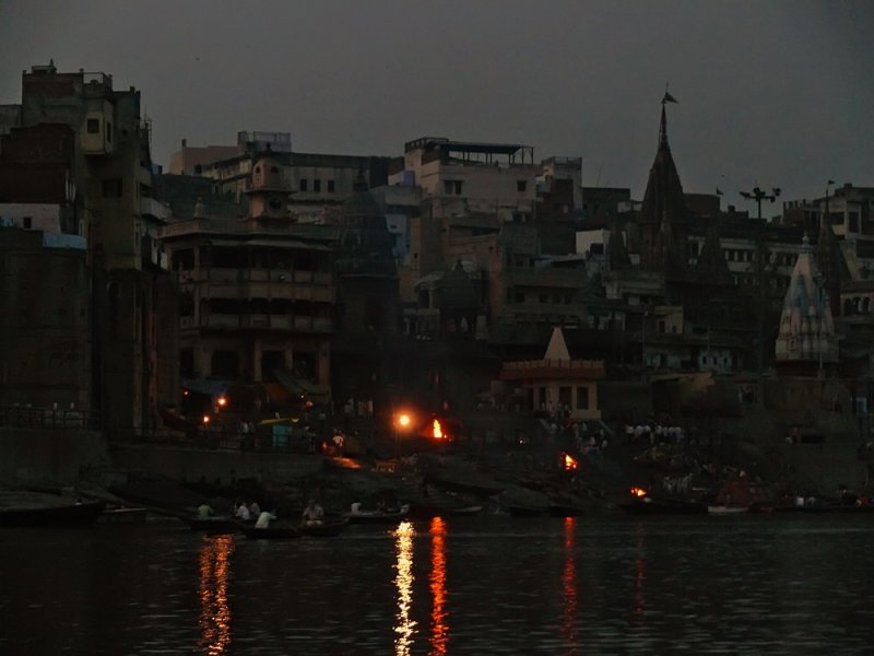 Cremation ghat, Varanasi, India, 2008