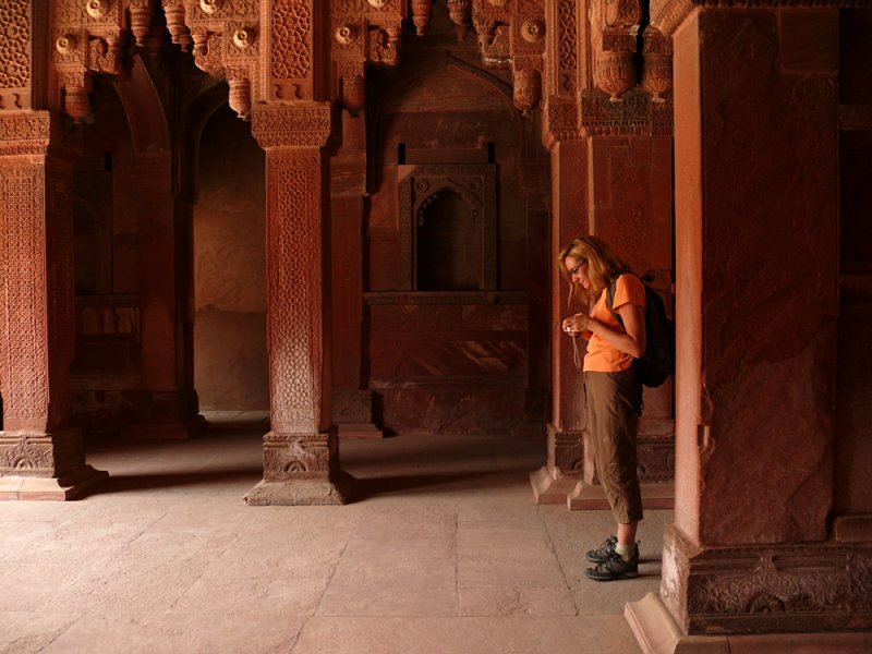 Chimping, Agra Fort, India, 2008