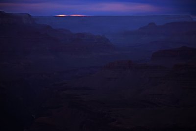 Last light, Grand Canyon National Park, Arizona, 2009