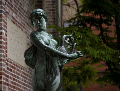 Sculpture garden, Cape Ann Museum, Gloucester, Massachusetts, 2009