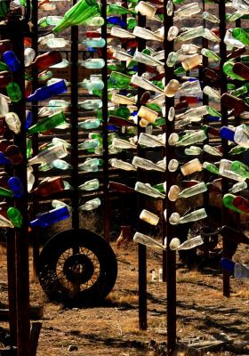 A Forest of Bottles, Oro Grande, California, 2006