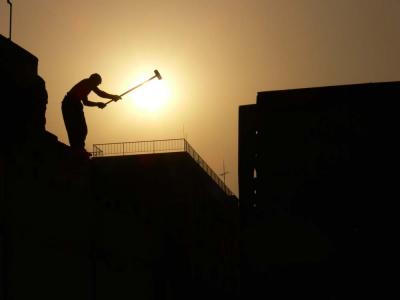 Demo man, Beijing, China, 2006