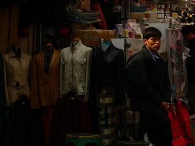 Clothing stall, Namdaemun Market, Seoul, Korea, 2006