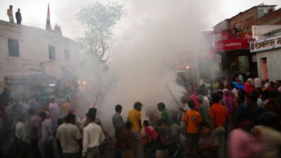 Evening of Bonfires, Jaipur, India, 2008