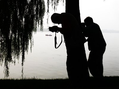 With Tim May at the Summer Palace by Shirley Wang, Beijing, China, 2007