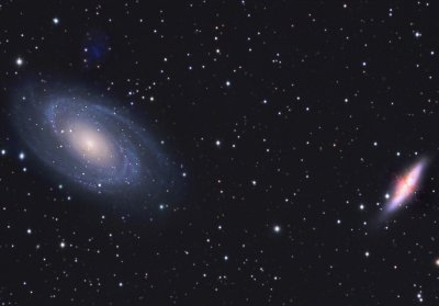 M81/M82 Interacting Galaxies - Low Resolution