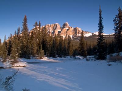 Early winter light on the castle ...