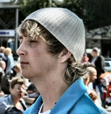 a passer by at the city square, Berlin.JPG