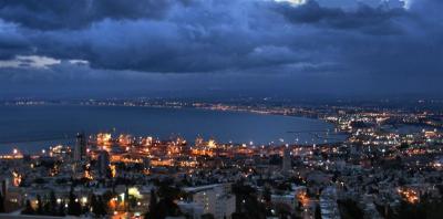 Haifa Bay Before Sunrise.JPG
