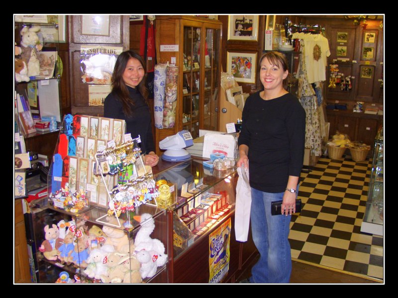 Louisa in Sheep Street Oxford Alices Shop