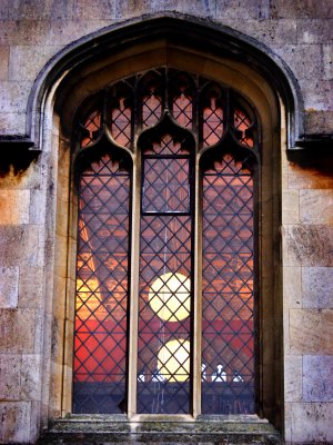 Cambridge window Harry Potter Hall