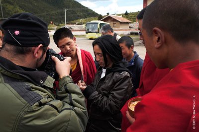 We promised to send the monks some photos, Alex is getting their mailing address.