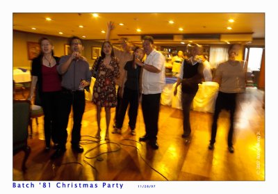 Batch '81 Christmas party 2007