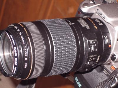 350D and EF 70-300mm /f4-5.6 IS USM