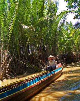 Mekong side alley