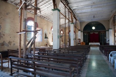 Interior de La Catedral de Baracoa