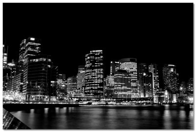 Sydney Skyline (bw)