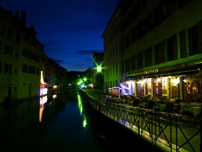 A night walk along  a canal....