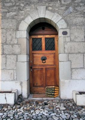 Books and door