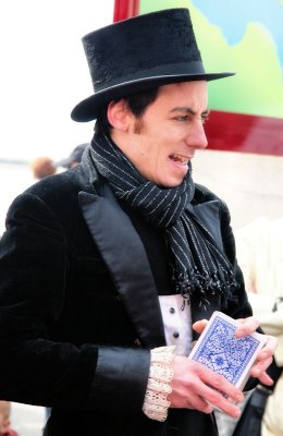 Take a card the magician said...