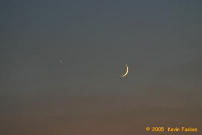 CRESCENT MOON & VENUS