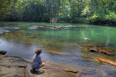 maximus (5 yrs) w/amber - at the chattahoochee river national recreation area, medlock bridge unit