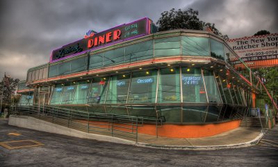 landmark diner, buckhead area, atlanta, georgia