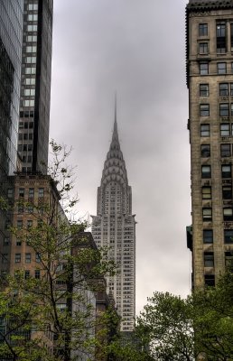the chrysler building from 42nd street