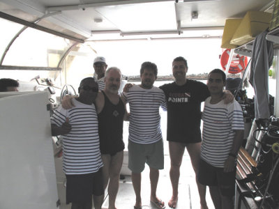 Tripulao: Rodrigues, Djalma, Juan e Palmer e Adair