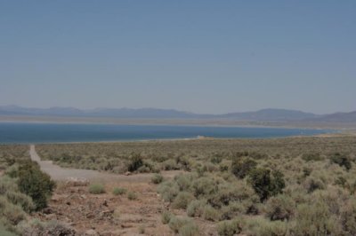 Leaving Mono Lake