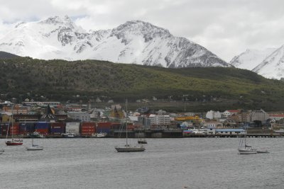 Ushuaia Harbour - our taking off point