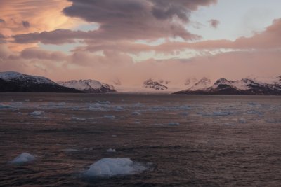 Atypical sunset