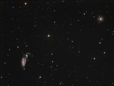 NGC 5394, NGC 5395 (Arp 84) & NGC 5380